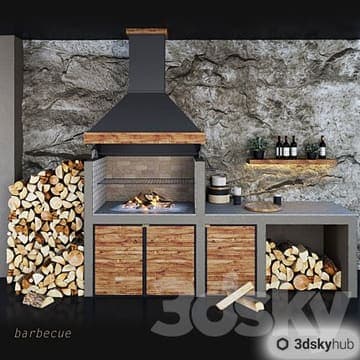 Barbecue — 3dsky 3D model