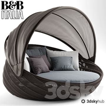 Sofa bebitalia canasta 13 &b italia — 3dsky 3D model