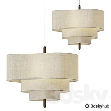 Pebble Pendant Light — 3dsky 3D model