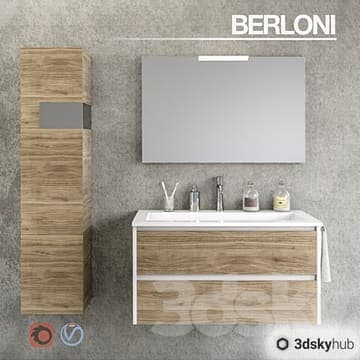 Bathroom set Berloni Form — 3dsky 3D model