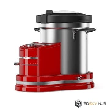 Food processor — CGAxis 3D model for 3ds Max