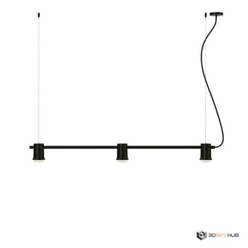 Compose Rail Pendant Light by Zero — Dimensiva 3D model for 3ds Max