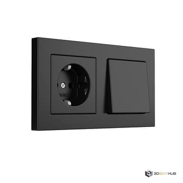 Switches And Socket by Jung — Dimensiva 3D model for 3ds Max