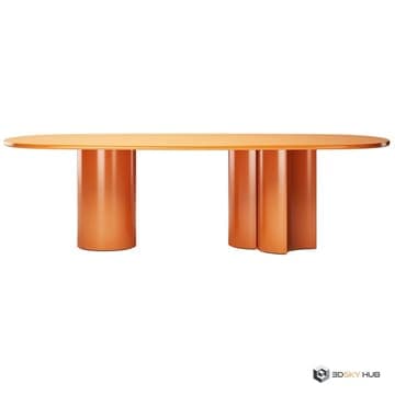 Table by Zanotta — Dimensiva 3D model for 3ds Max