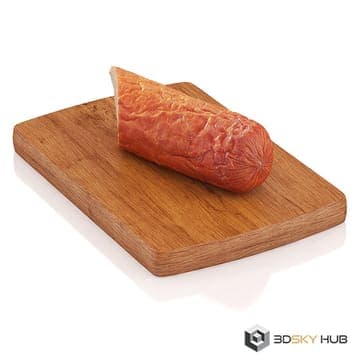 Large sausage — CGAxis 3D model