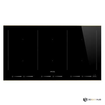 Dolce Stil Novo Hob Sim693 wldr by Smeg — Dimensiva 3D model