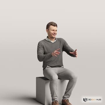 CafeRest — Humano 3D 3D model