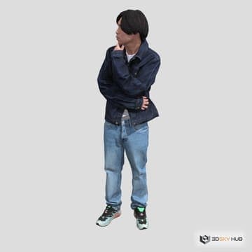 Posed man — Humano 3D 3D model