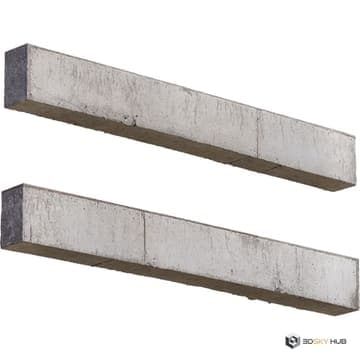 Concrete Ceiling Beam — Quixel 3D model
